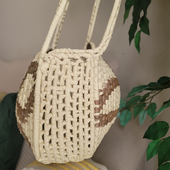 Beach wicker basket bag - Picture 7 of 13